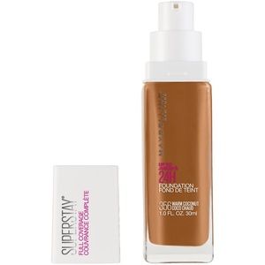 Maybelline Super Stay Longwear Liquid Foundation, Up to 30HR Wear, Warm Coconut
